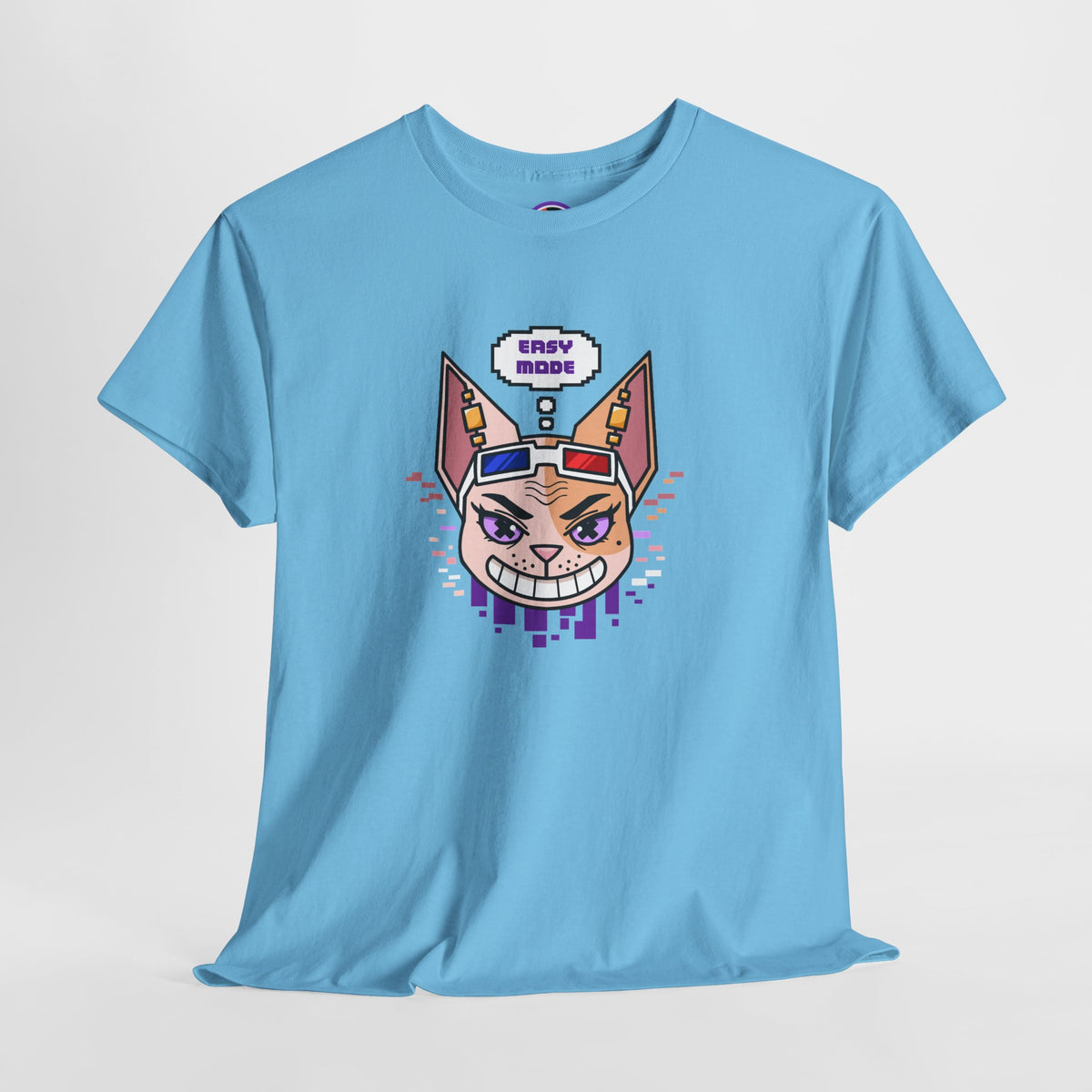 Emthirty “Easy Mode”  Sphynx Cat T-Shirt Alternate Colors
