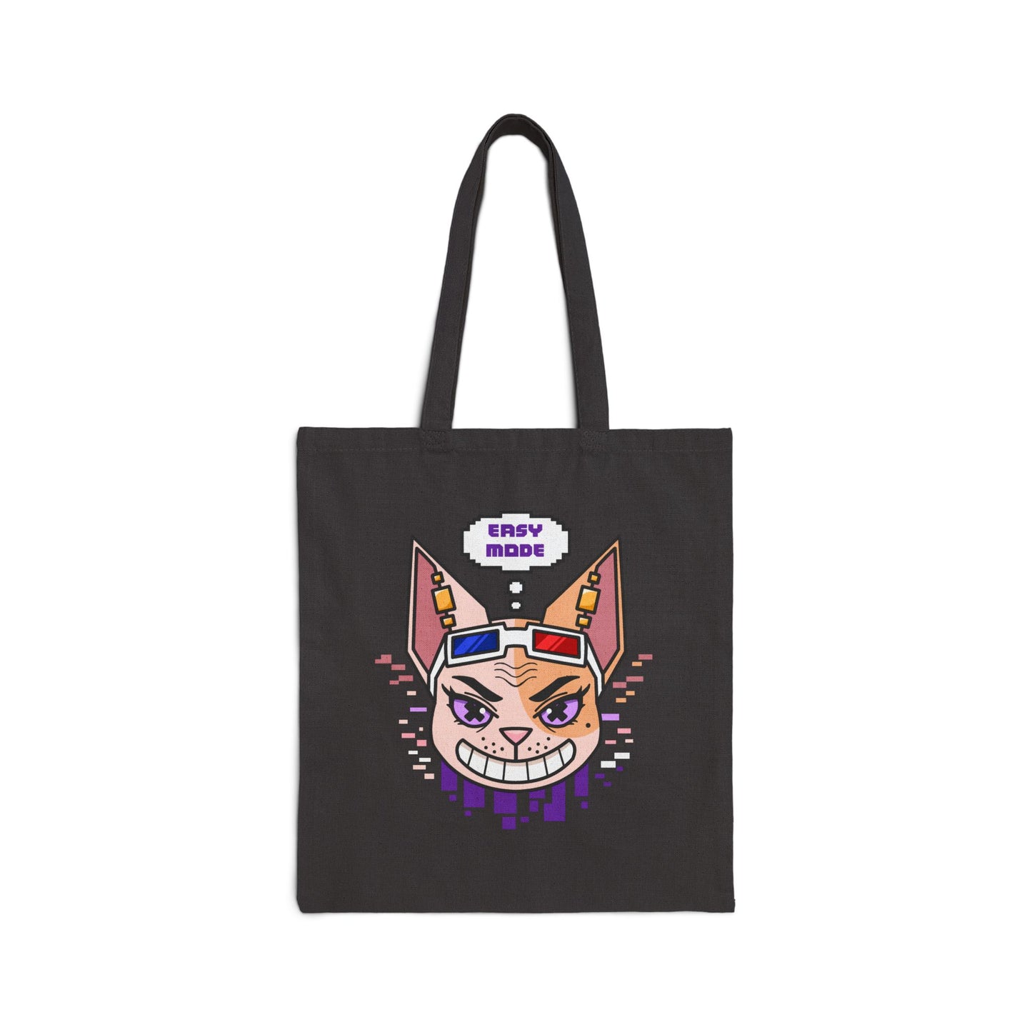 “Easy Mode” Emthirty Gaming Canvas Tote Bag