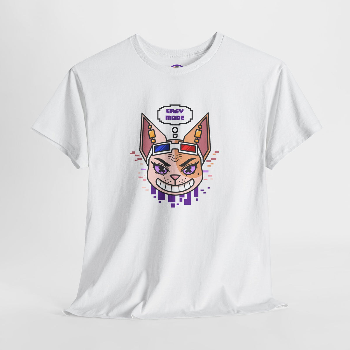 Emthirty “Easy Mode”  Sphynx Cat T-Shirt Alternate Colors
