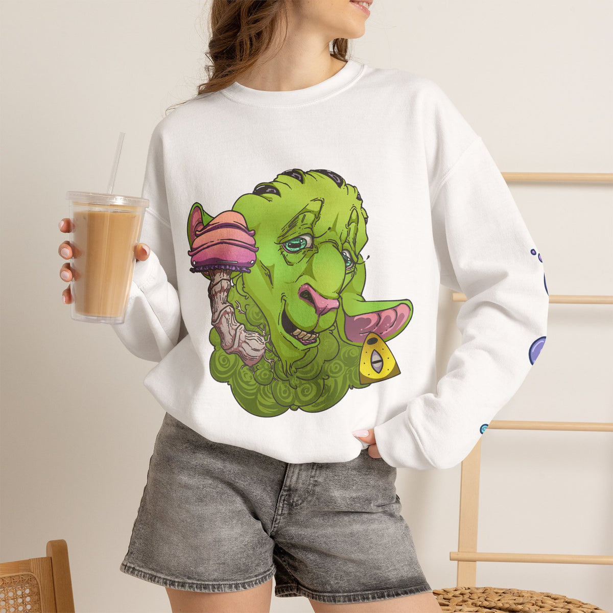 Blixtwix - "GOATed Abye" Crewneck Sweatshirt