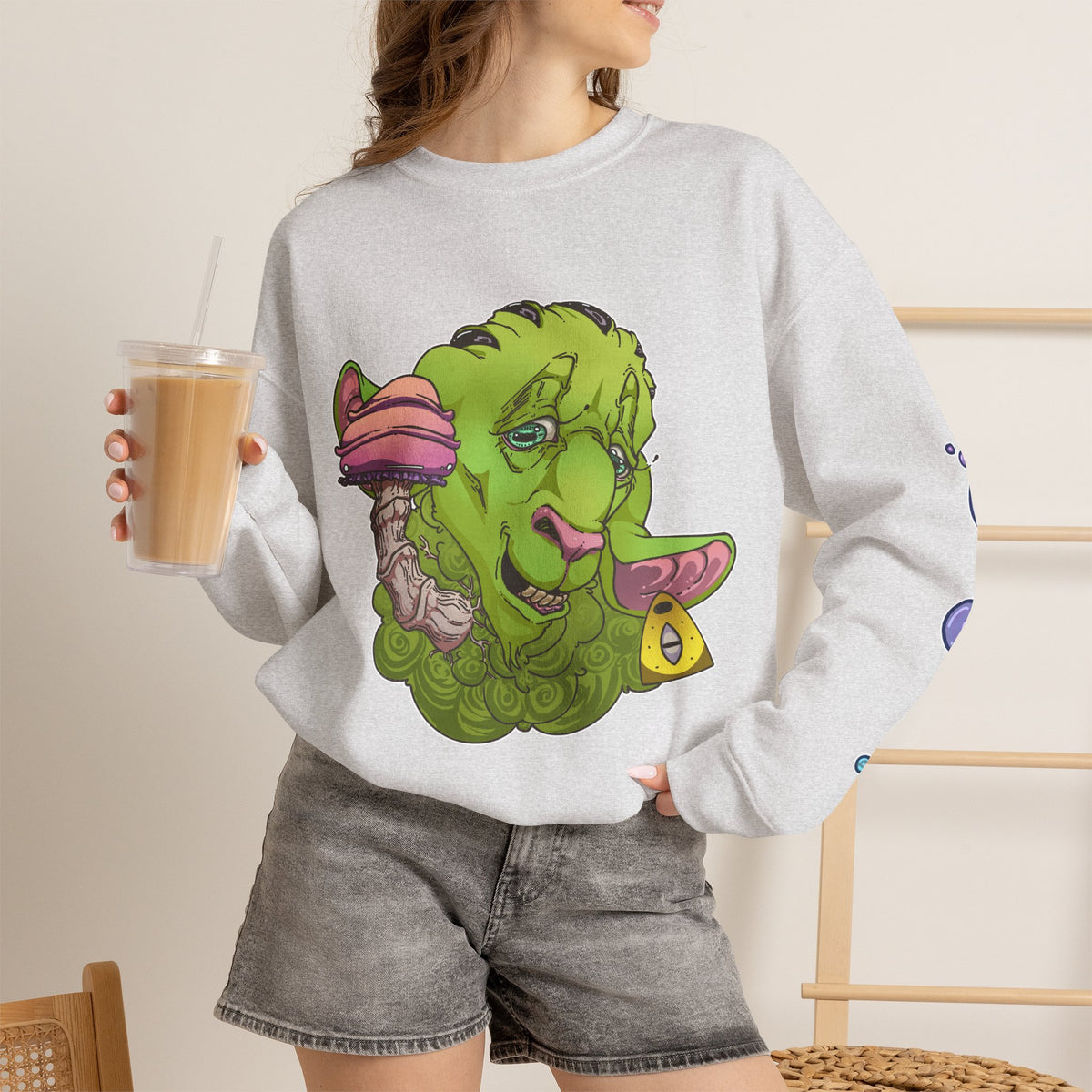 Blixtwix - "GOATed Abye" Crewneck Sweatshirt