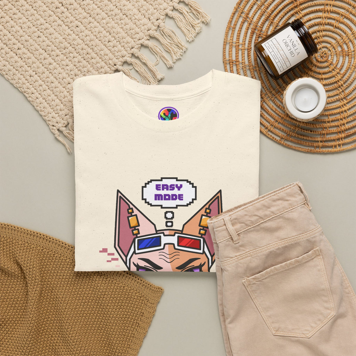 Emthirty “Easy Mode”  Sphynx Cat T-Shirt